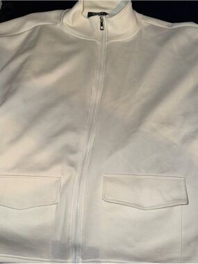 Otos Cream Zip-Front Lightweight Shirt Jacket